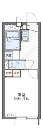 レオパレスノンノンの物件間取画像